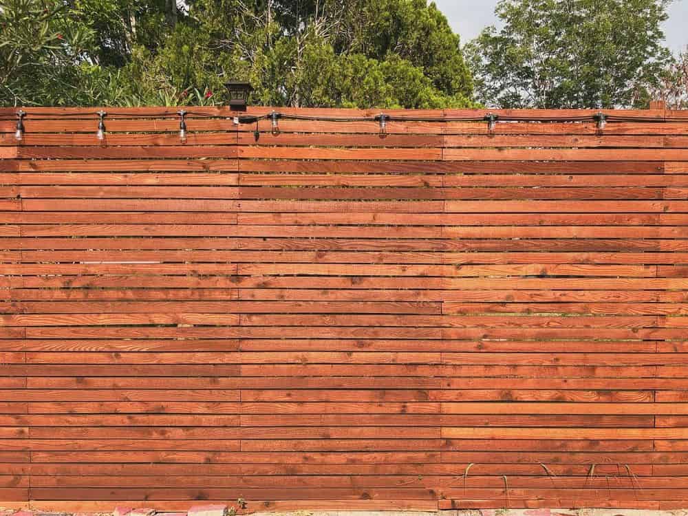 Fence Staining image